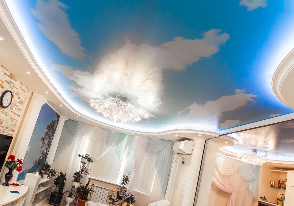 Заказать потолок с фотопечатью в г. Пущино